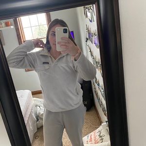 White Patagonia pullover